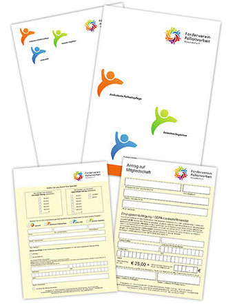 Arbeiten für den Förderverein Palliativarbeit Düsseldorf e.V.